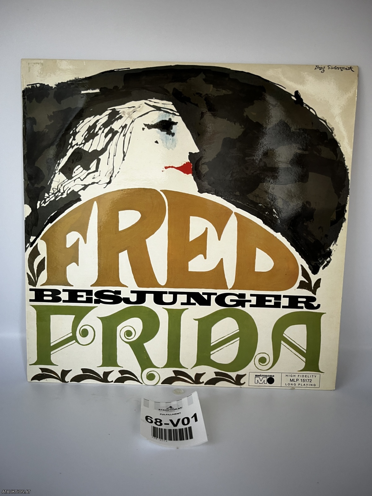 LP / Fred Åkerström – Sjunger Birger Sjöberg