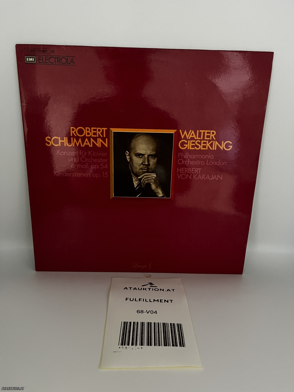 LP / Robert Schumann, Walter Gieseking – Konzert Für Klavier Und Orchester