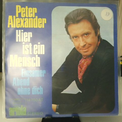 SINGLE / Peter Alexander – Hier Ist Ein Mensch