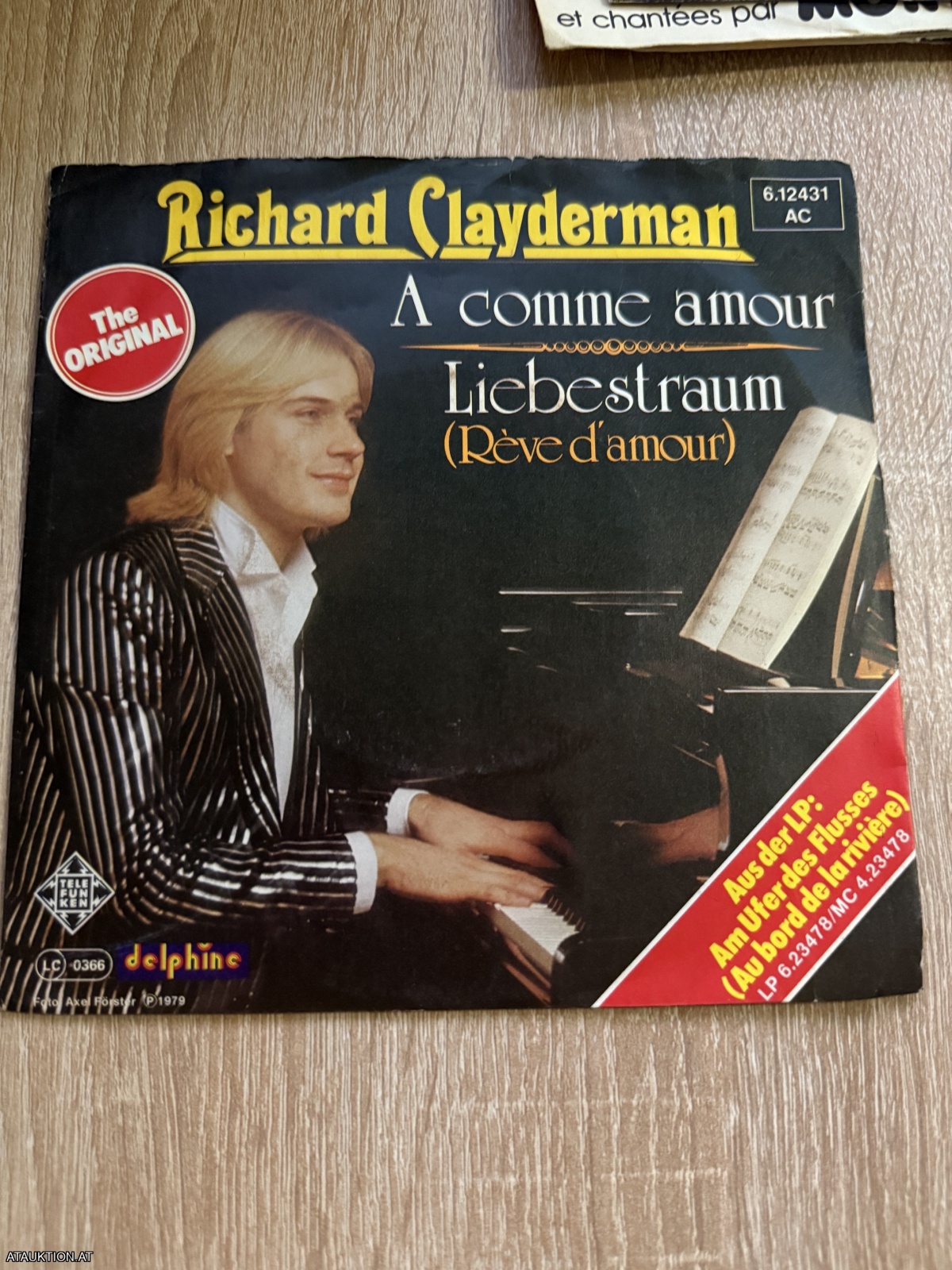 SINGLE / Richard Clayderman – A Comme Amour / Liebestraum (Rève D'Amour)