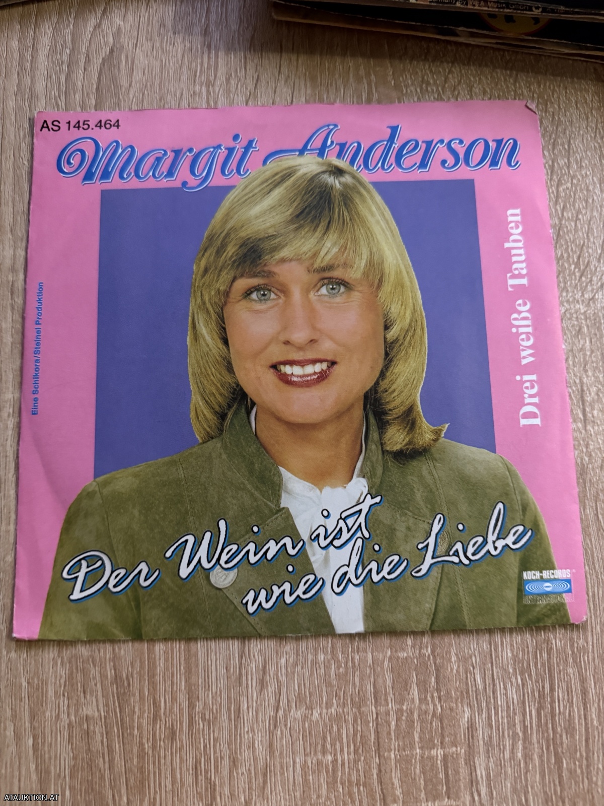 SINGLE / Margit Anderson – Der Wein Ist Wie Die Liebe