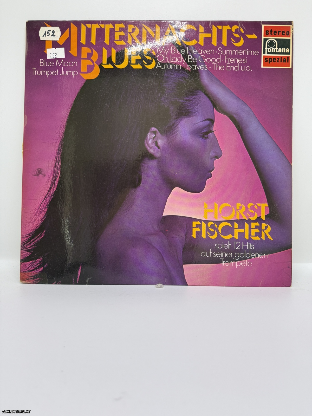 LP / Horst Fischer – Mitternachts Blues (Spielt 12 Hits Auf Seiner 'Goldenen' Trompete)