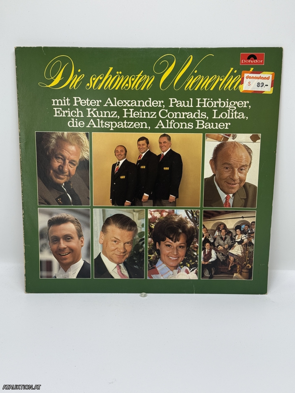 LP / Peter Alexander, Paul Hörbiger, Erich Kunz, Heinz Conrads – Die Schönsten Wienerlieder