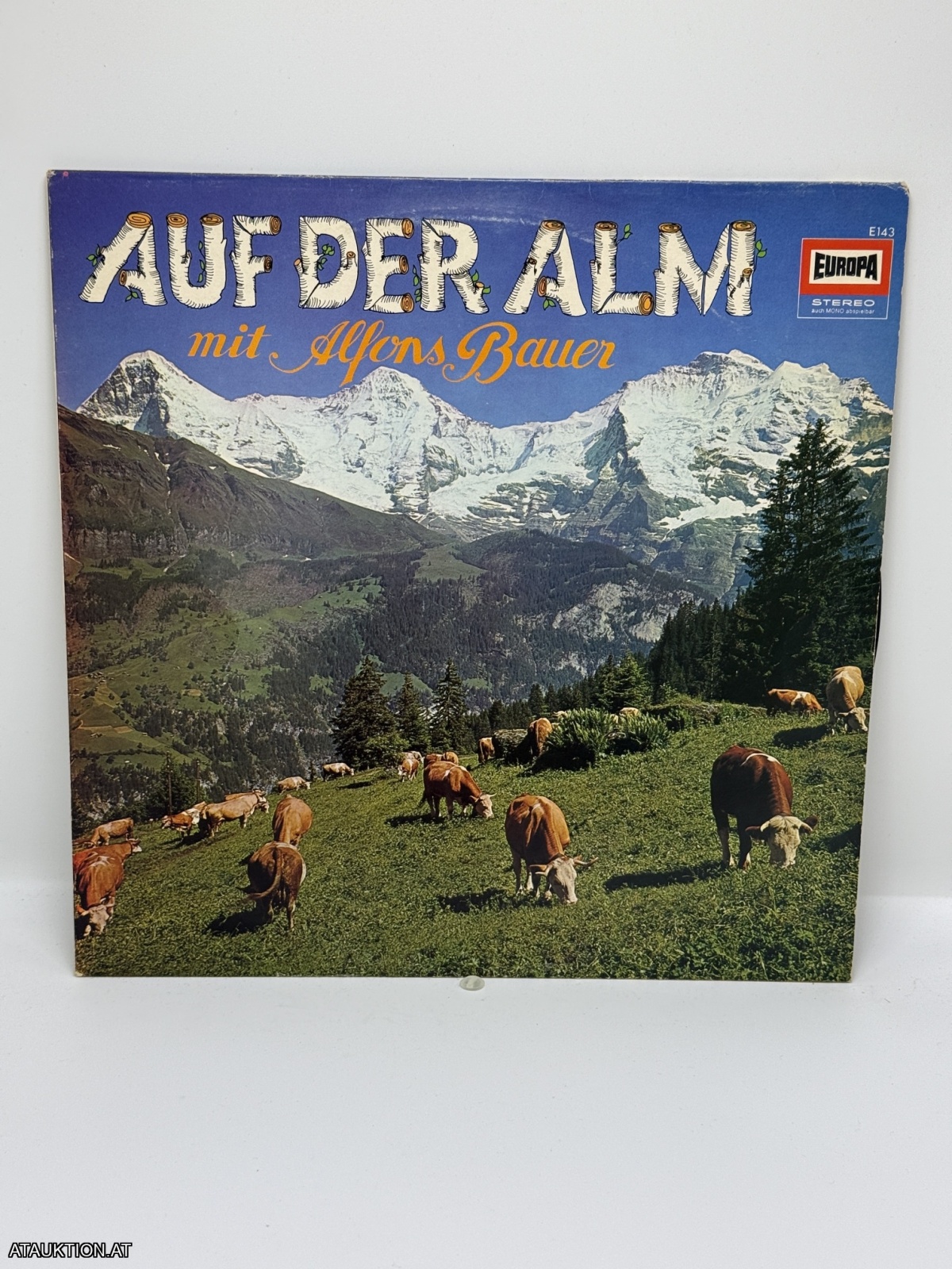 LP / Alfons Bauer – Auf Der Alm Mit Alfons Bauer