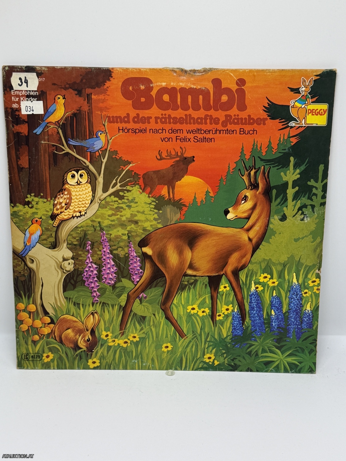 LP / Felix Salten, Peter Lach – Bambi Und Der Rätselhafte Räuber