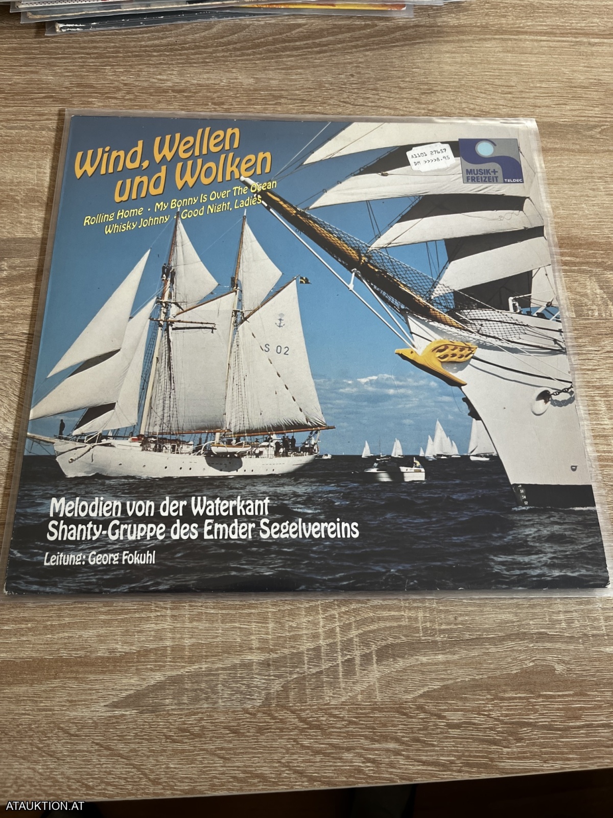 LP / Shanty-Gruppe Des Emder Segelvereins – Wind, Wellen Und Wolken. Melodien Von Der Waterkant