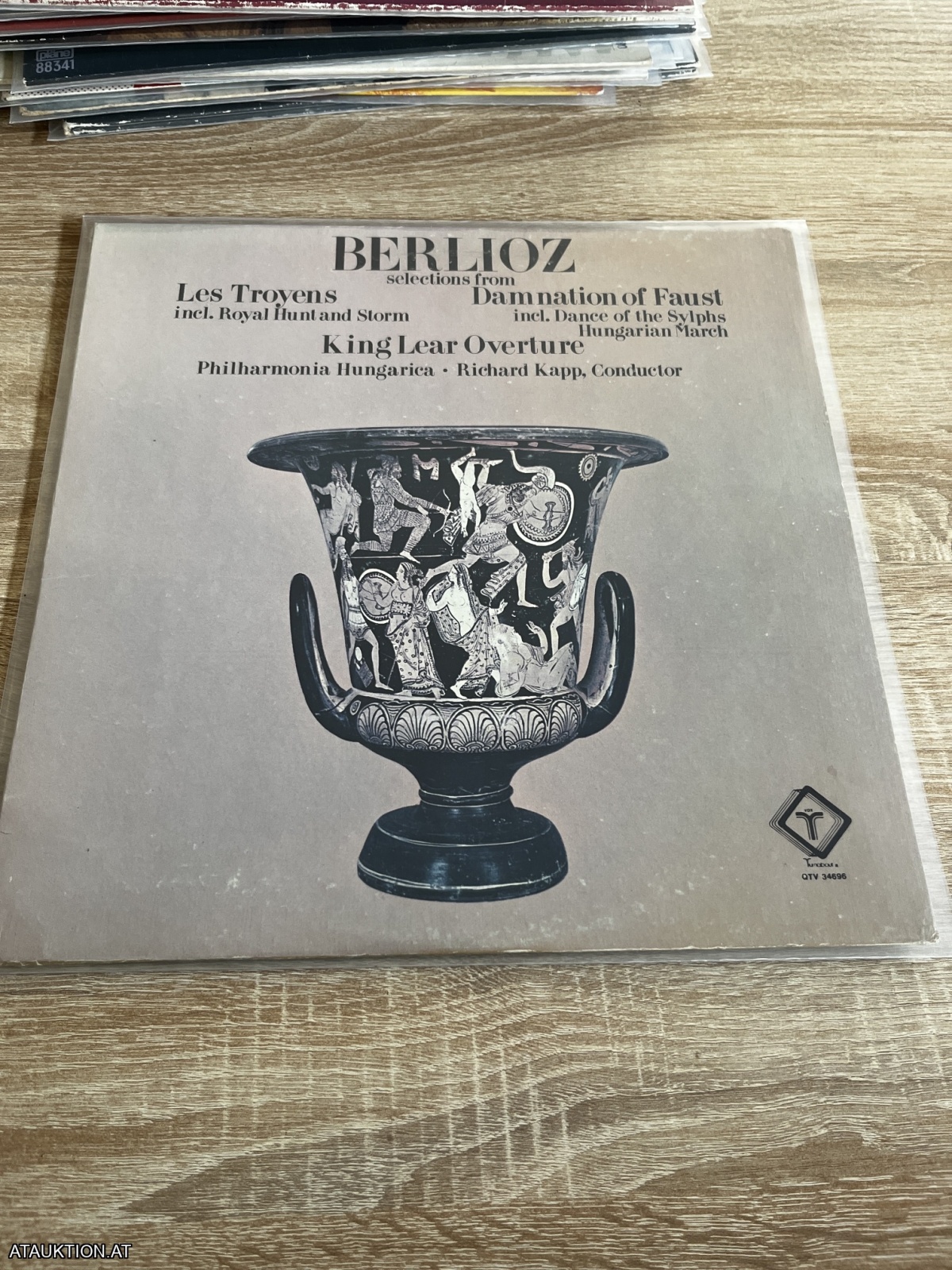 LP / Berlioz, Philharmonia Hungarica, Richard Kapp – Les Troyens Incl