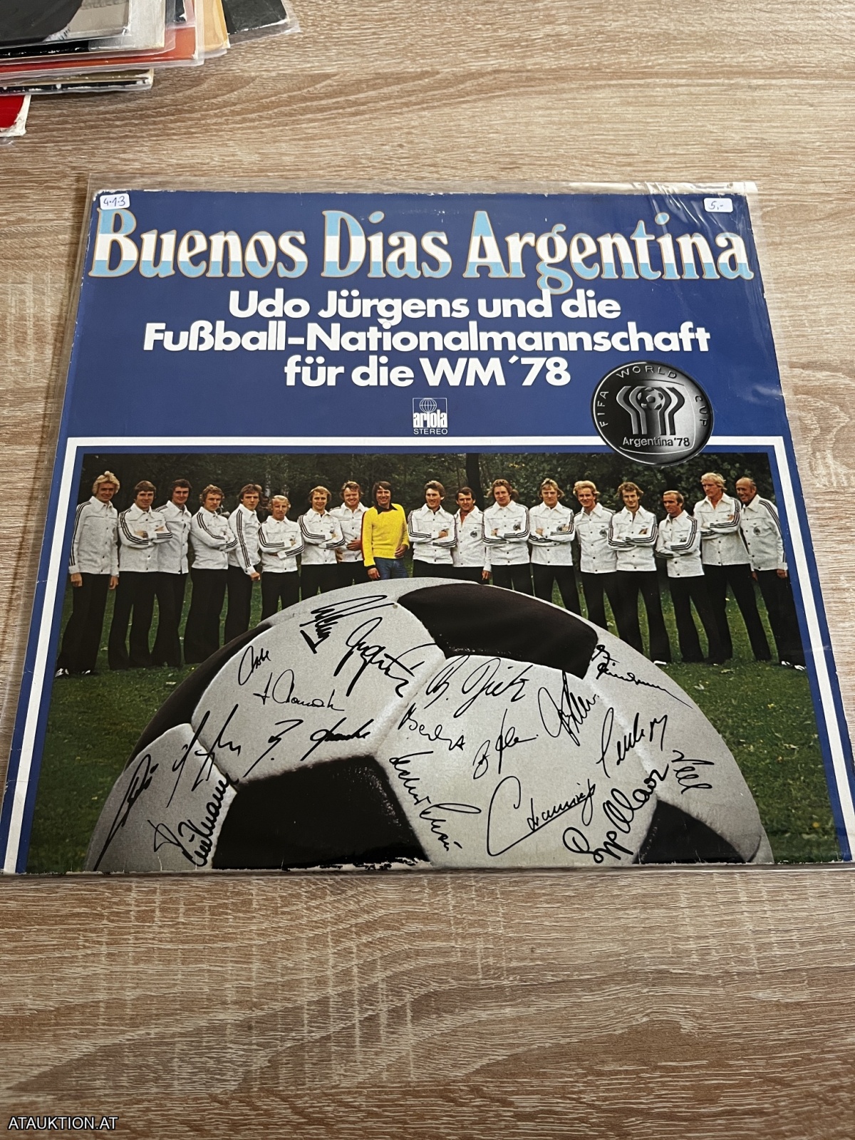 LP / Udo Jürgens Und Die Fußball-Nationalmannschaft – Buenos Dias Argentina