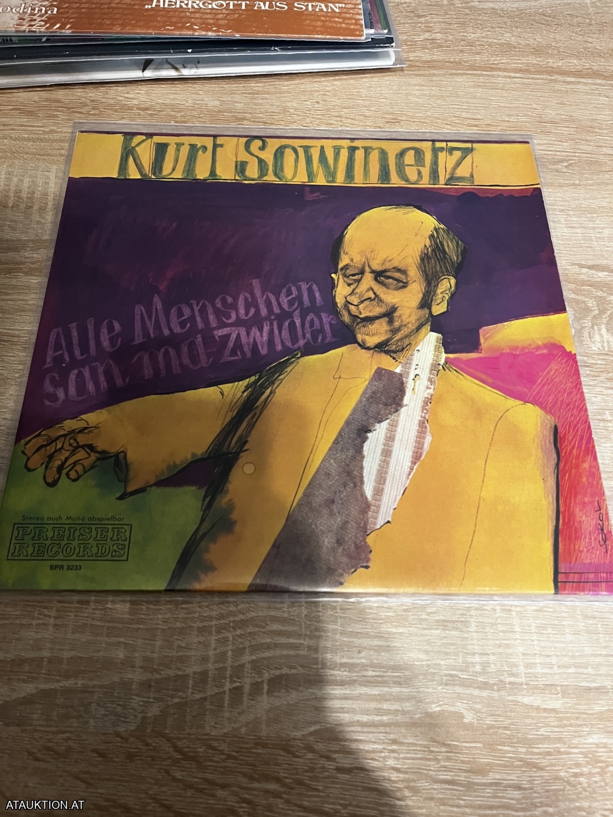 LP / Kurt Sowinetz – Alle Menschen San Ma Zwider