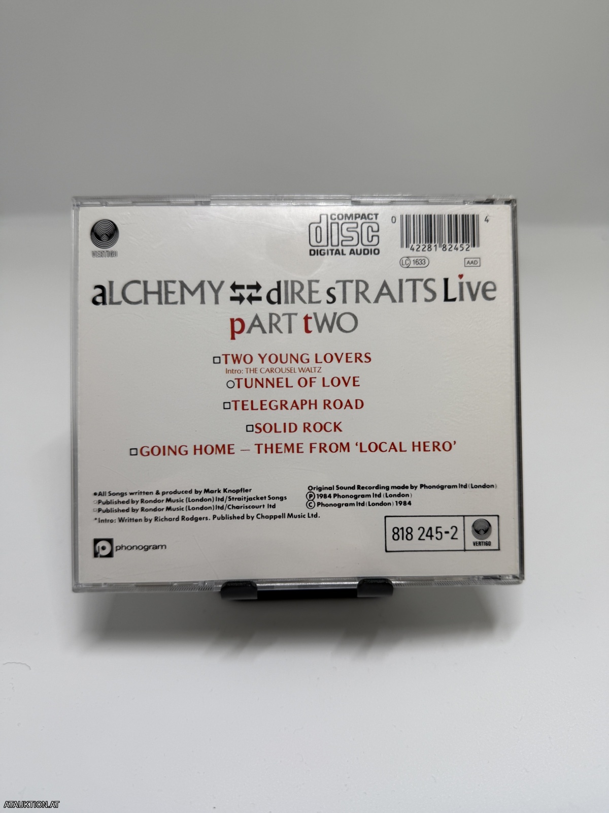 CD / Dire Straits – Alchemy - Dire Straits Live Part Two