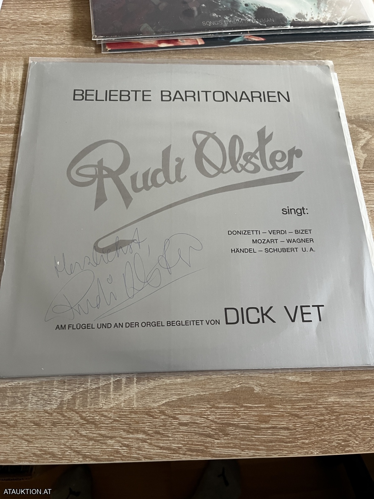 LP / Rudi Olster, Dick Vet – Beliebte Baritonarien