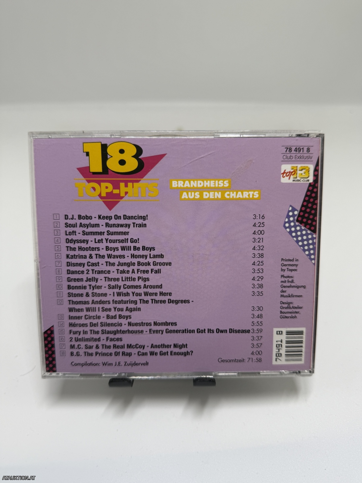 CD / Various – 18 Top-Hits International 6/93