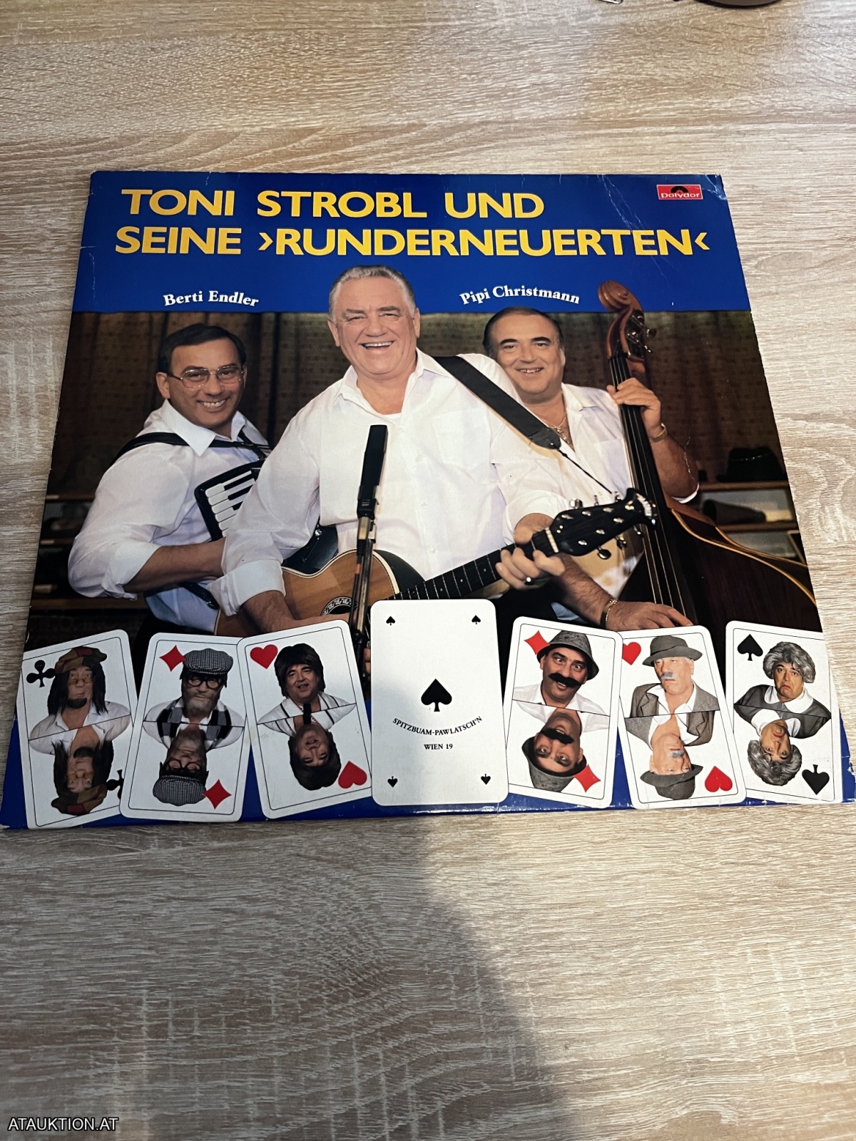 LP / Toni Strobl, Pipi Christmann, Berti Endler – Toni Strobl Und Seine "Runderneuerten"