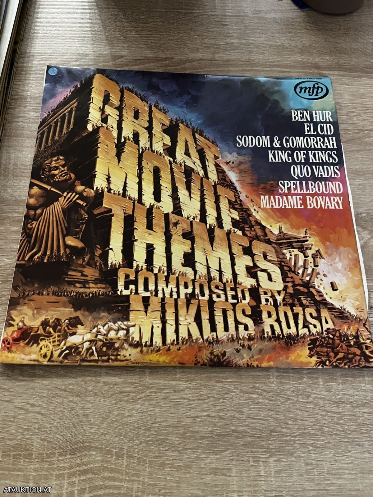 LP / Symphony Orchestra Of Rome Conducted By Miklos Rozsa* And Carlo Savina – Great Movie Themes