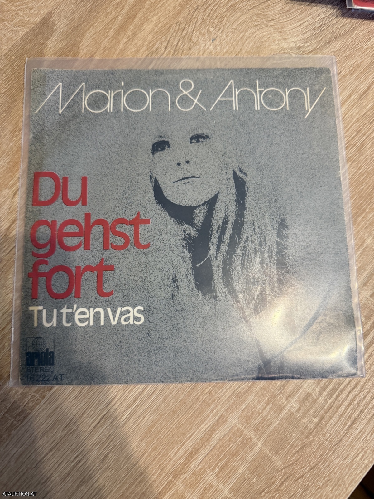 SINGLE / Marion & Antony – Du Gehst Fort (Tu T'En Vas)