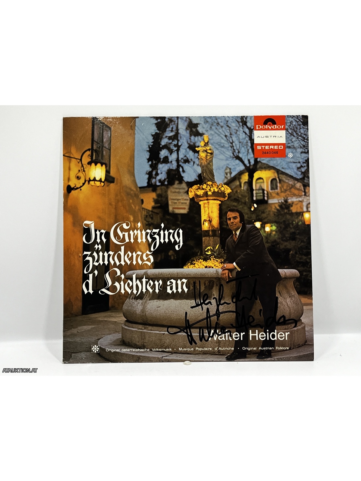 LP / Walter Heider – In Grinzing Zündens D'Lichter An