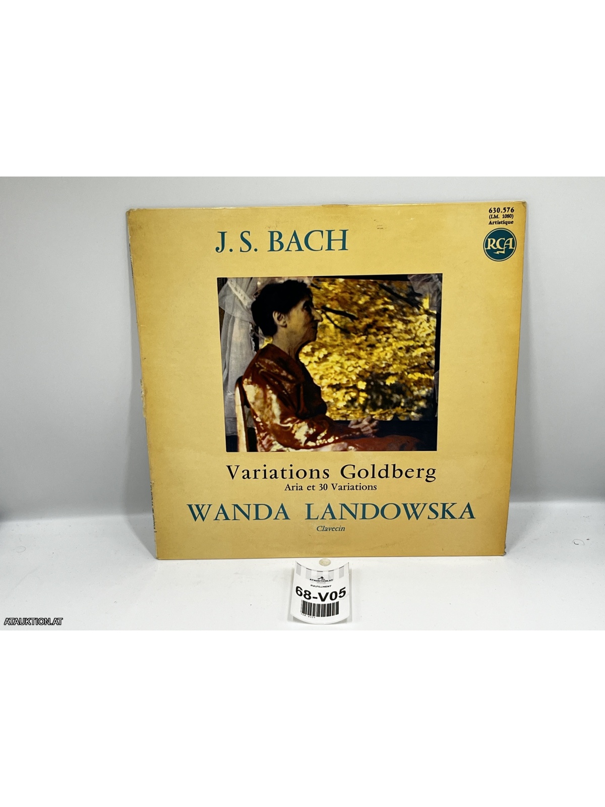 LP / Bach / Wanda Landowska – J.S. Bach Variations Goldberg Aria et 30 Variations