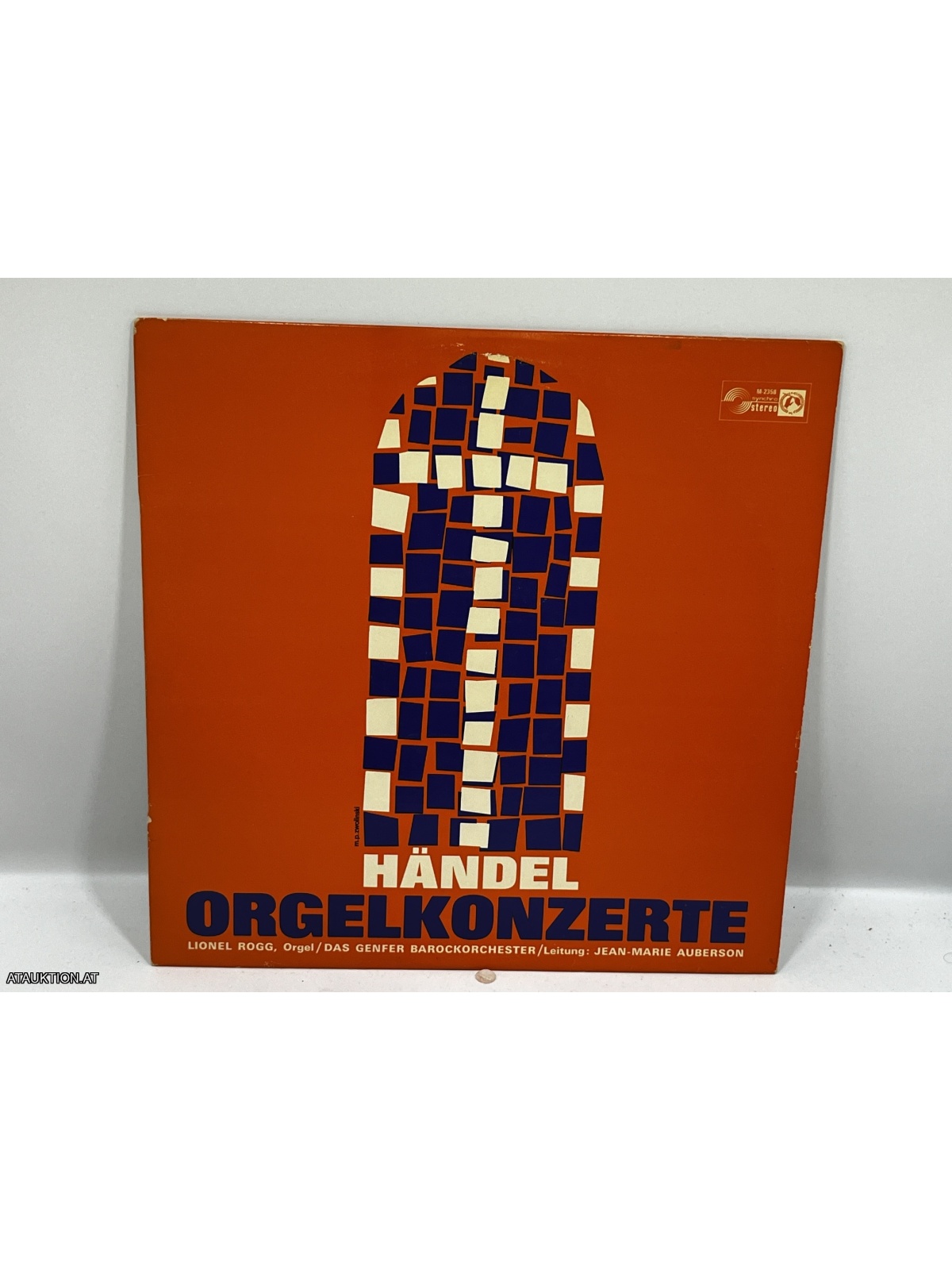 LP / Georg Friedrich Händel – Orgelkonzerte Op. 4, Nrn. 1, 2, 3, 6