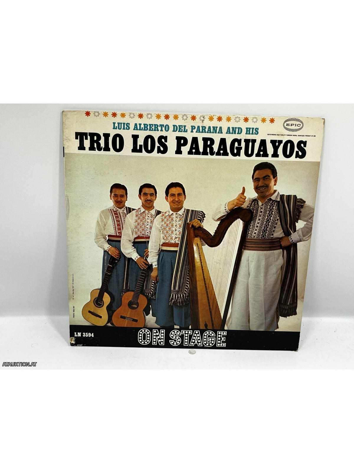 LP / Luis Alberto Del Parana and His Trio Los Paraguayos – On Stage