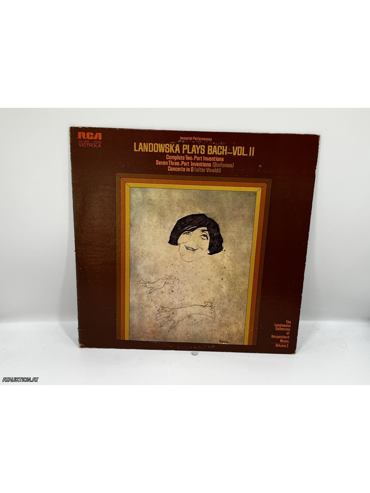 LP / J.S. Bach - Wanda Landowska – Plays Bach Vol. II