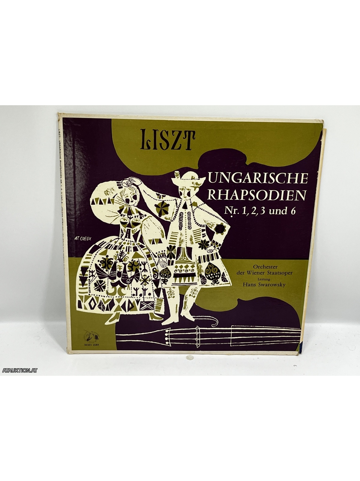 LP / Liszt, Orchester Der Wiener Staatsoper, Hans Swarowsky – Ungarische Rhapsodien Nr. 1, 2, 3 Und 6