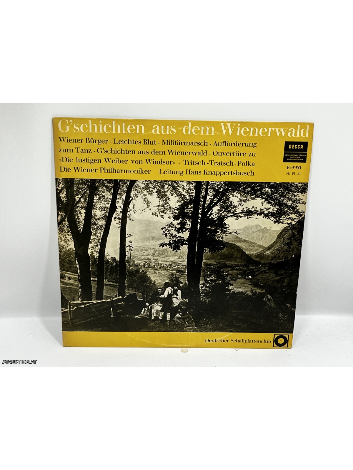 LP / Die Wiener Philharmoniker, Hans Knappertsbusch – G'schichten Aus Dem Wienerwald