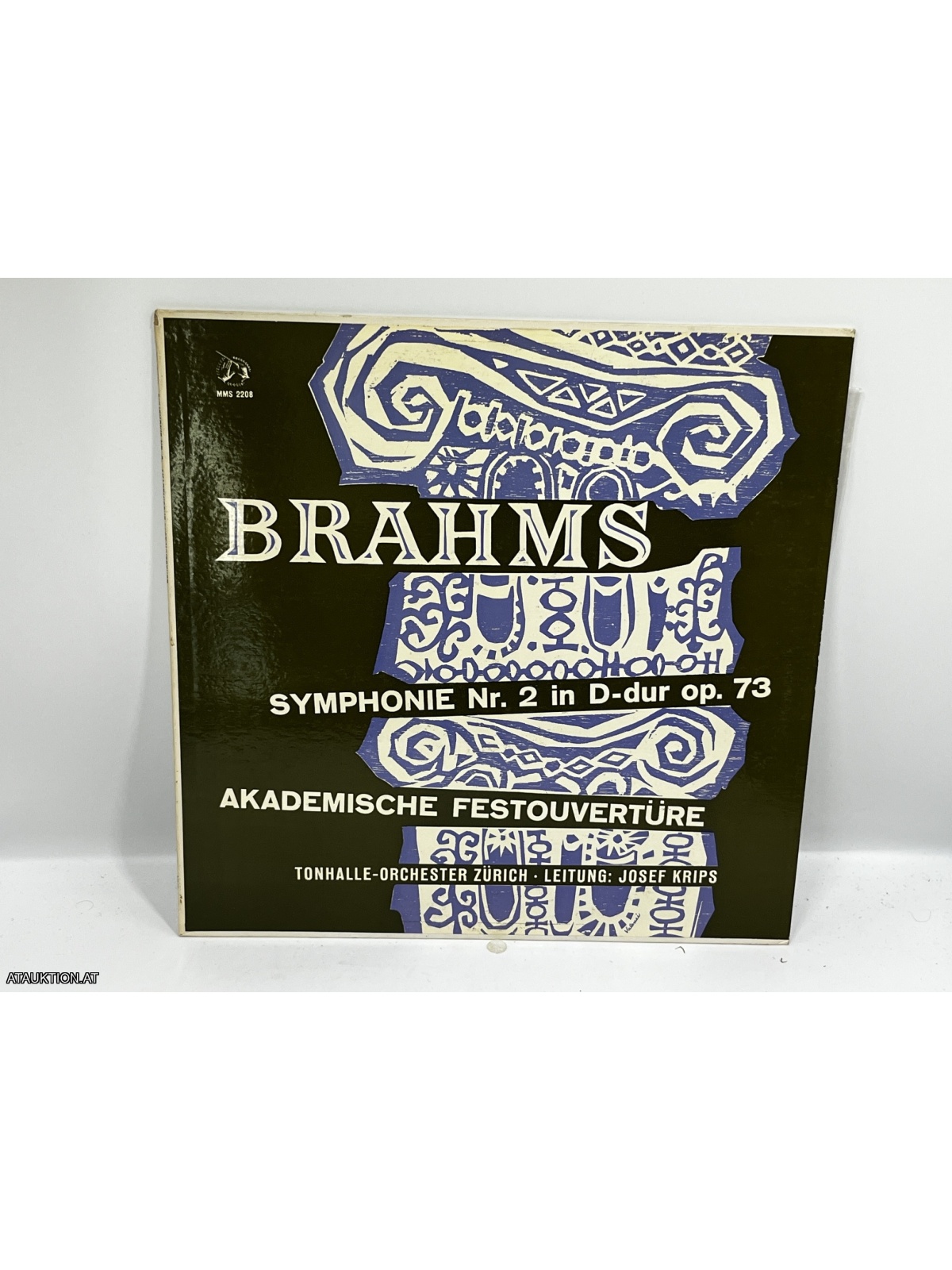 LP / Brahms - Tonhalle-Orchester Zürich, Josef Krips – Symphonie Nr. 2 In D-Dur Op. 73