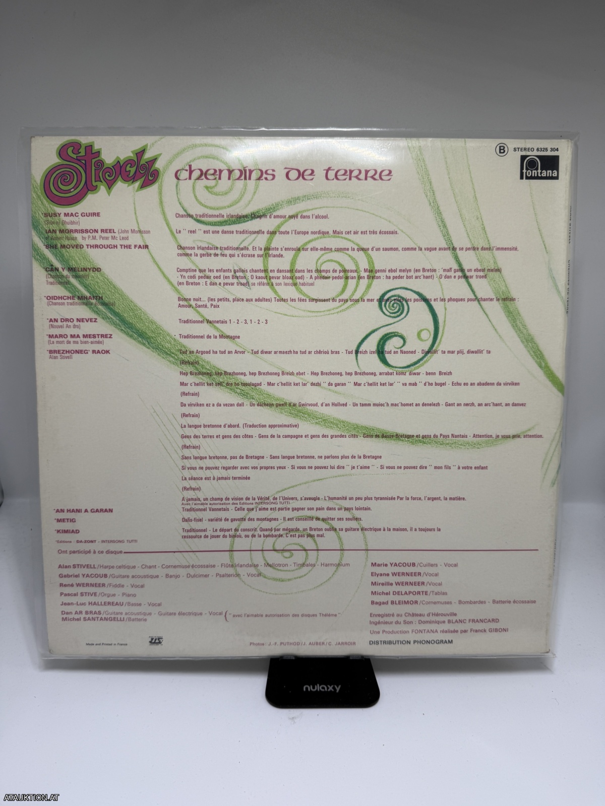 LP / Alan Stivell – Chemins De Terre