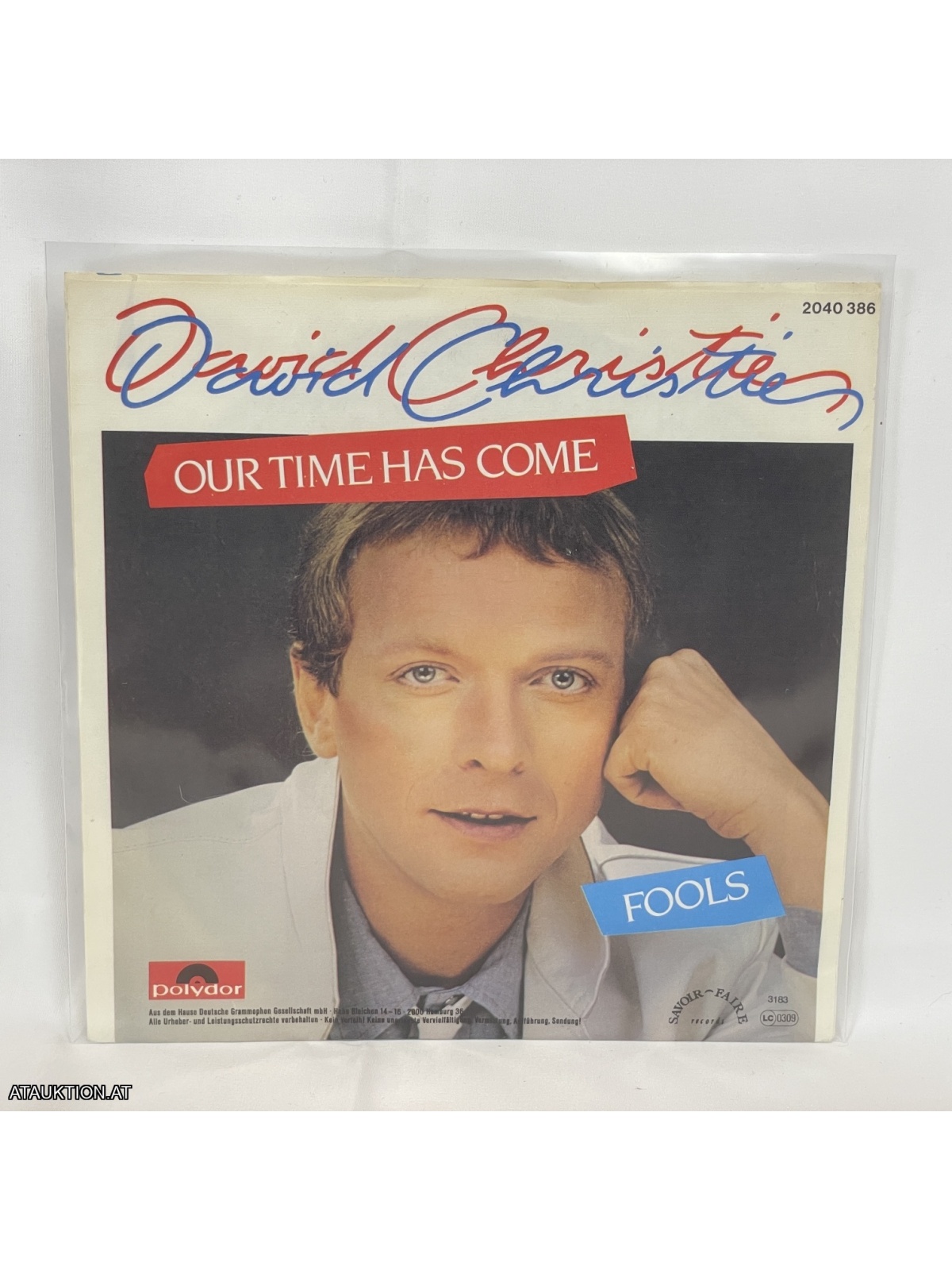 SINGLE / David Christie – Our Time Has Come / Fools