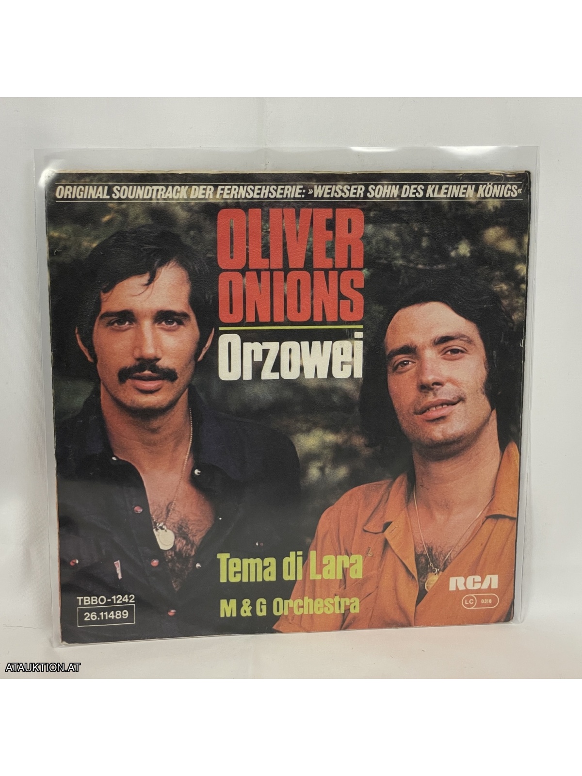 SINGLE / Oliver Onions / M & G Orchestra – Orzowei / Tema Di Lara