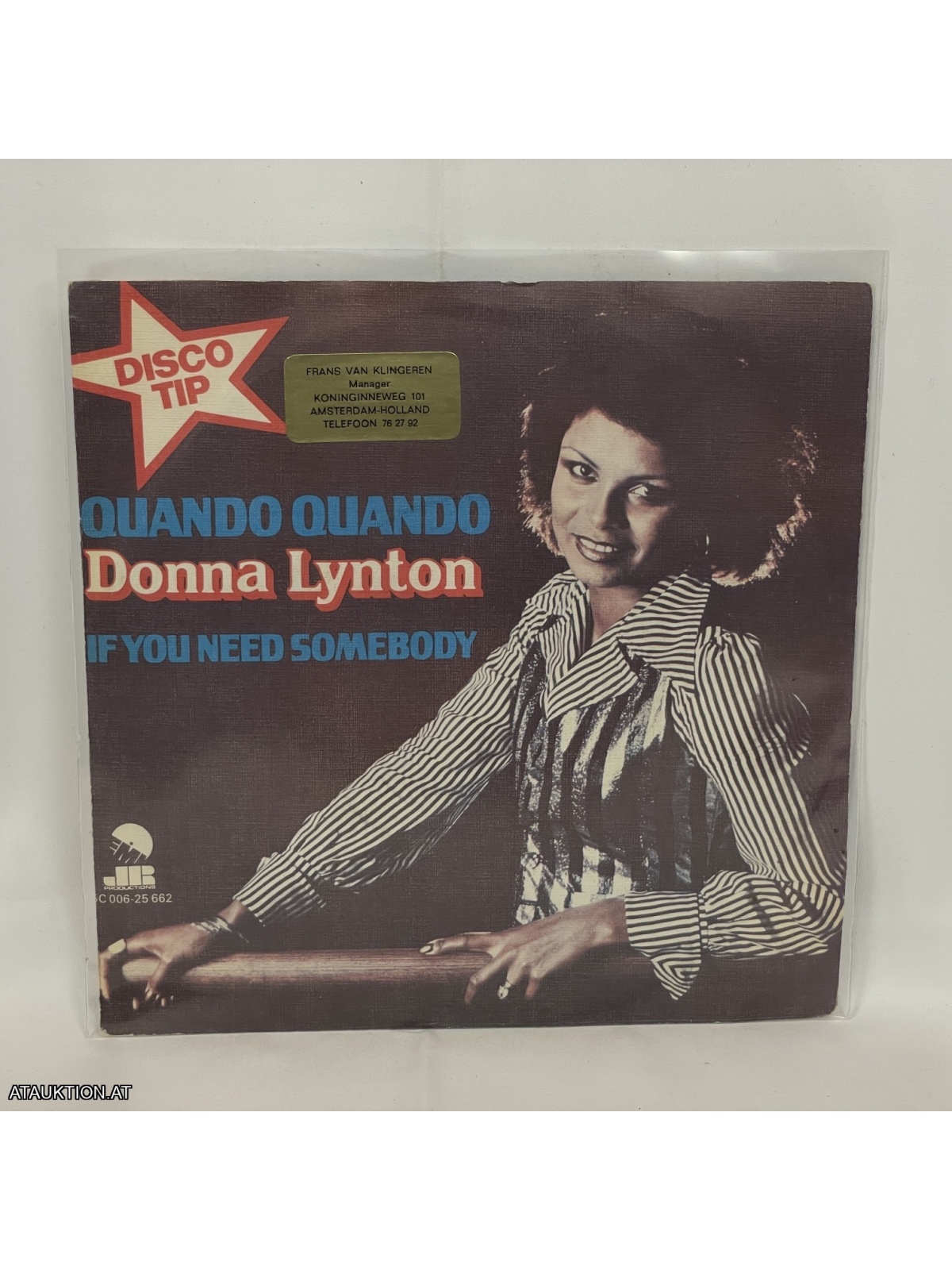 SINGLE / Donna Lynton – Quando Quando