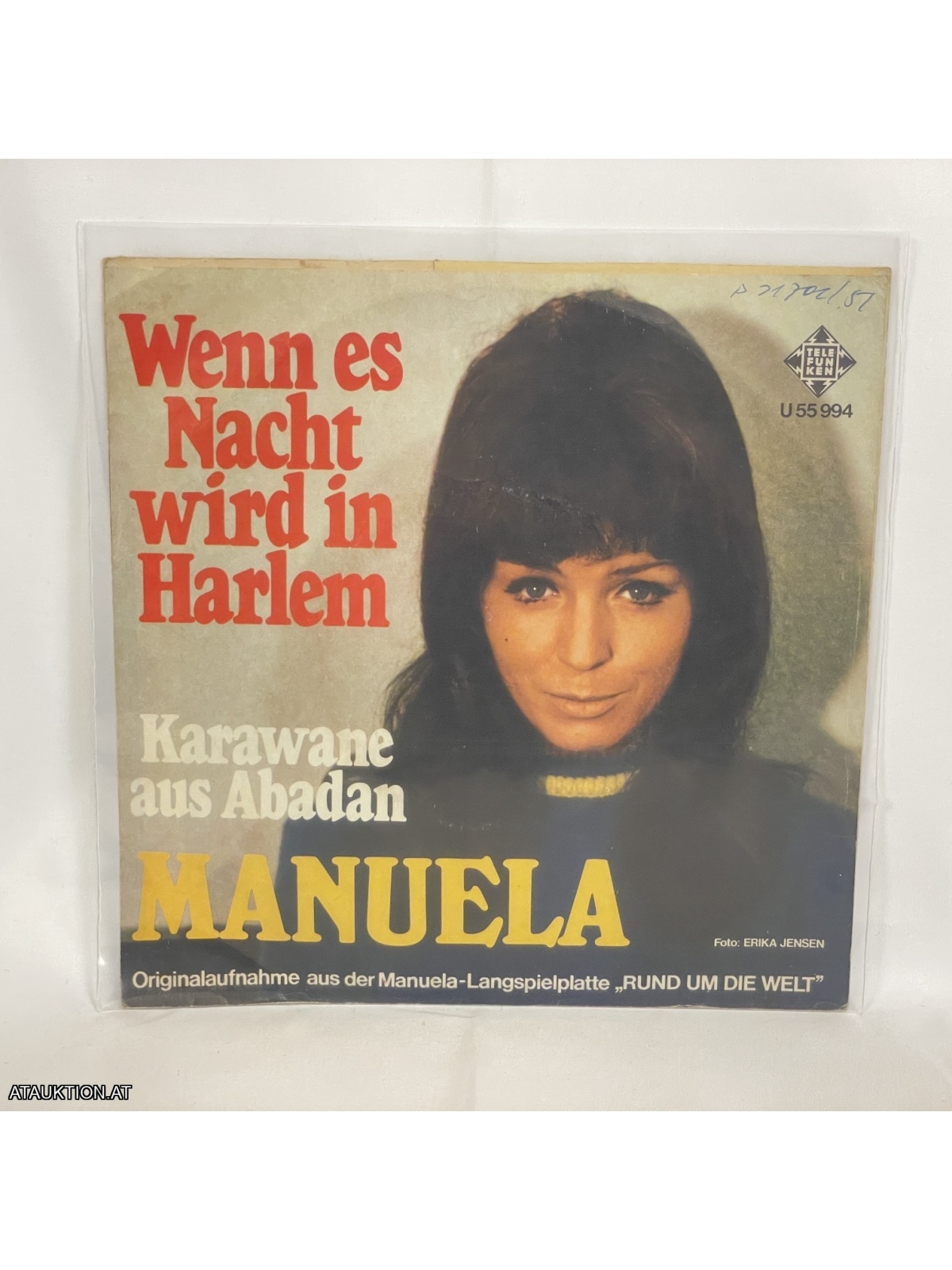 SINGLE / Manuela – Karawane Aus Abadan / Wenn Es Nacht Wird In Harlem