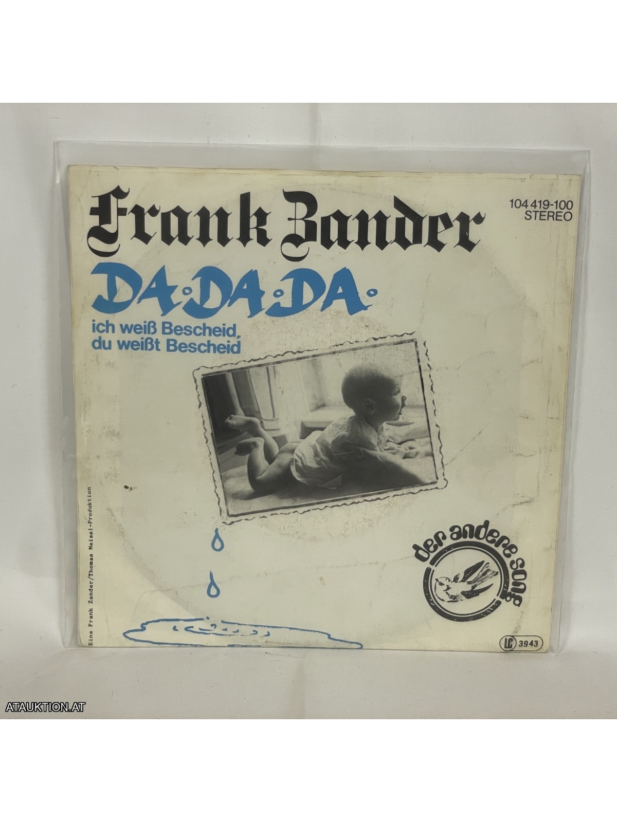 SINGLE / Frank Zander – Da Da Da Ich Weiß Bescheid, Du Weißt Bescheid