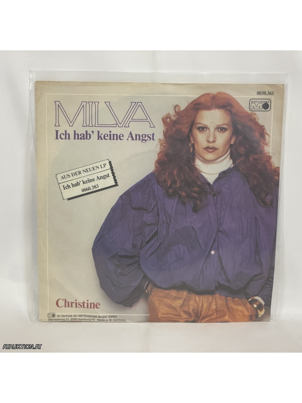 SINGLE / Milva – Ich Hab' Keine Angst / Christine