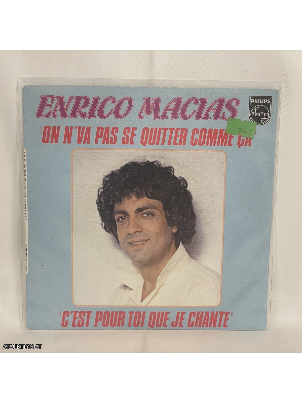 SINGLE / Enrico Macias – On N'Va Pas Se Quitter Comme Ça / C'Est Pour Toi Que Je Chante