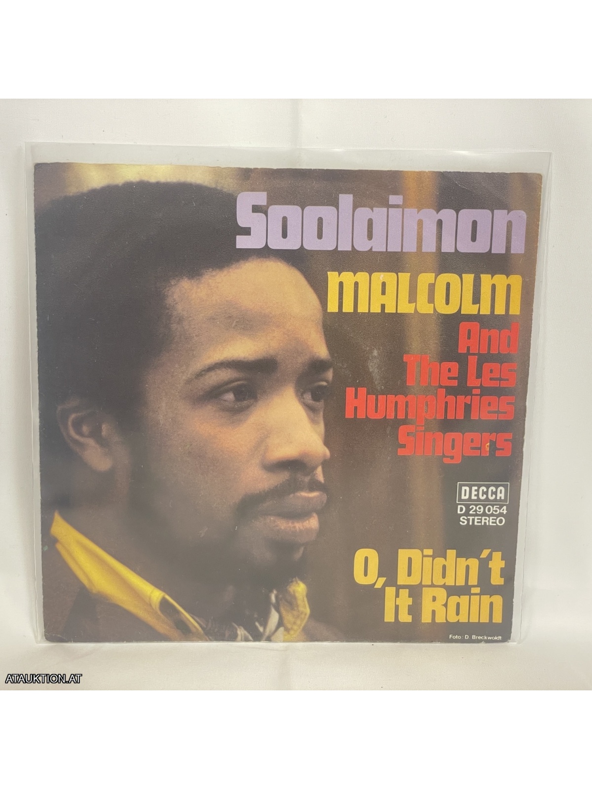 SINGLE / Malcolm And The Les Humphries Singers – Soolaimon