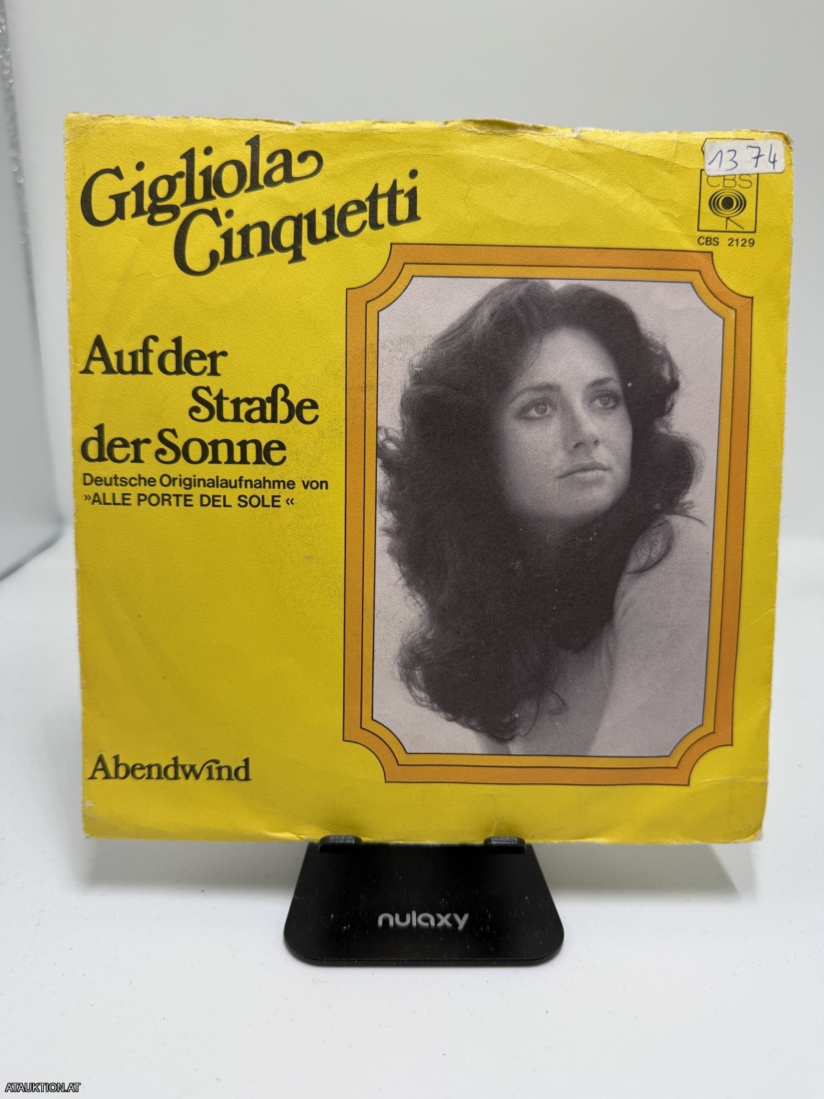 Single / Gigliola Cinquetti – Auf Der Straße Der Sonne = Alle Porte Del Sole