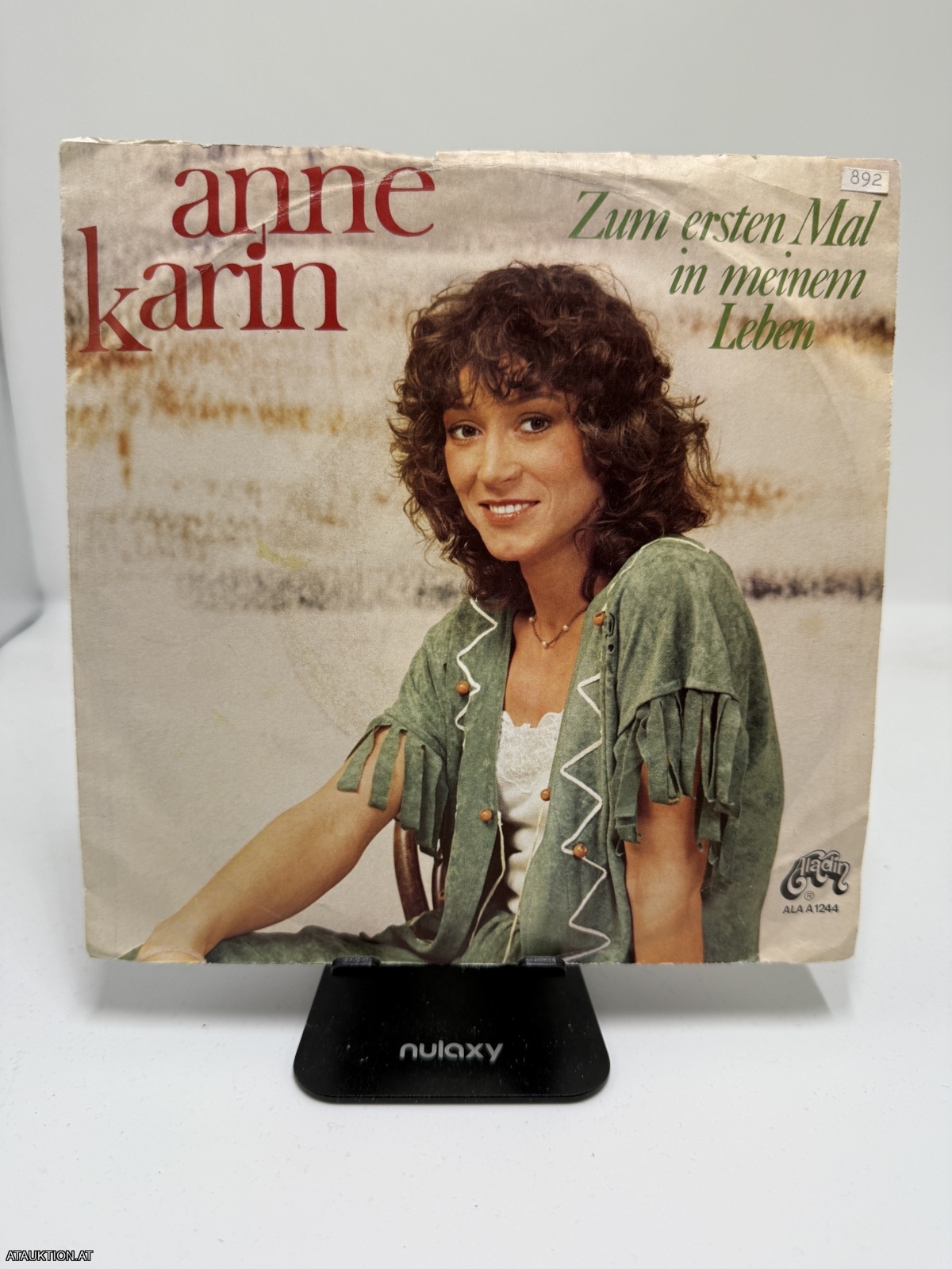 Single / Anne Karin – Zum Ersten Mal In Meinem Leben