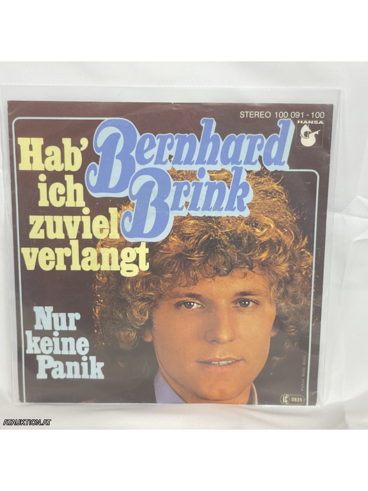 SINGLE / Bernhard Brink – Hab' Ich Zuviel Verlangt