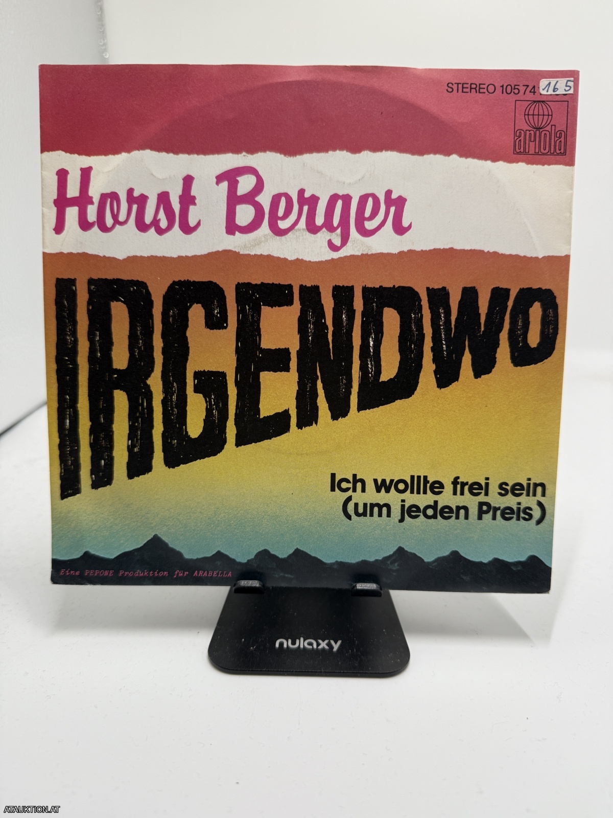 Single / Horst Berger – Irgendwo