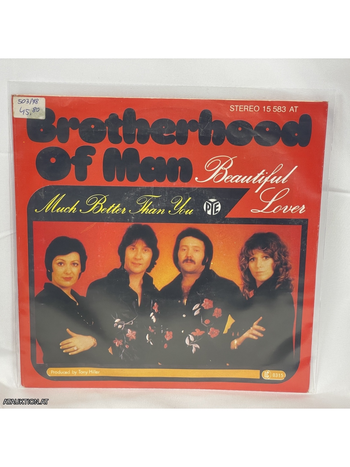 SINGLE / Brotherhood Of Man – Beautiful Lover