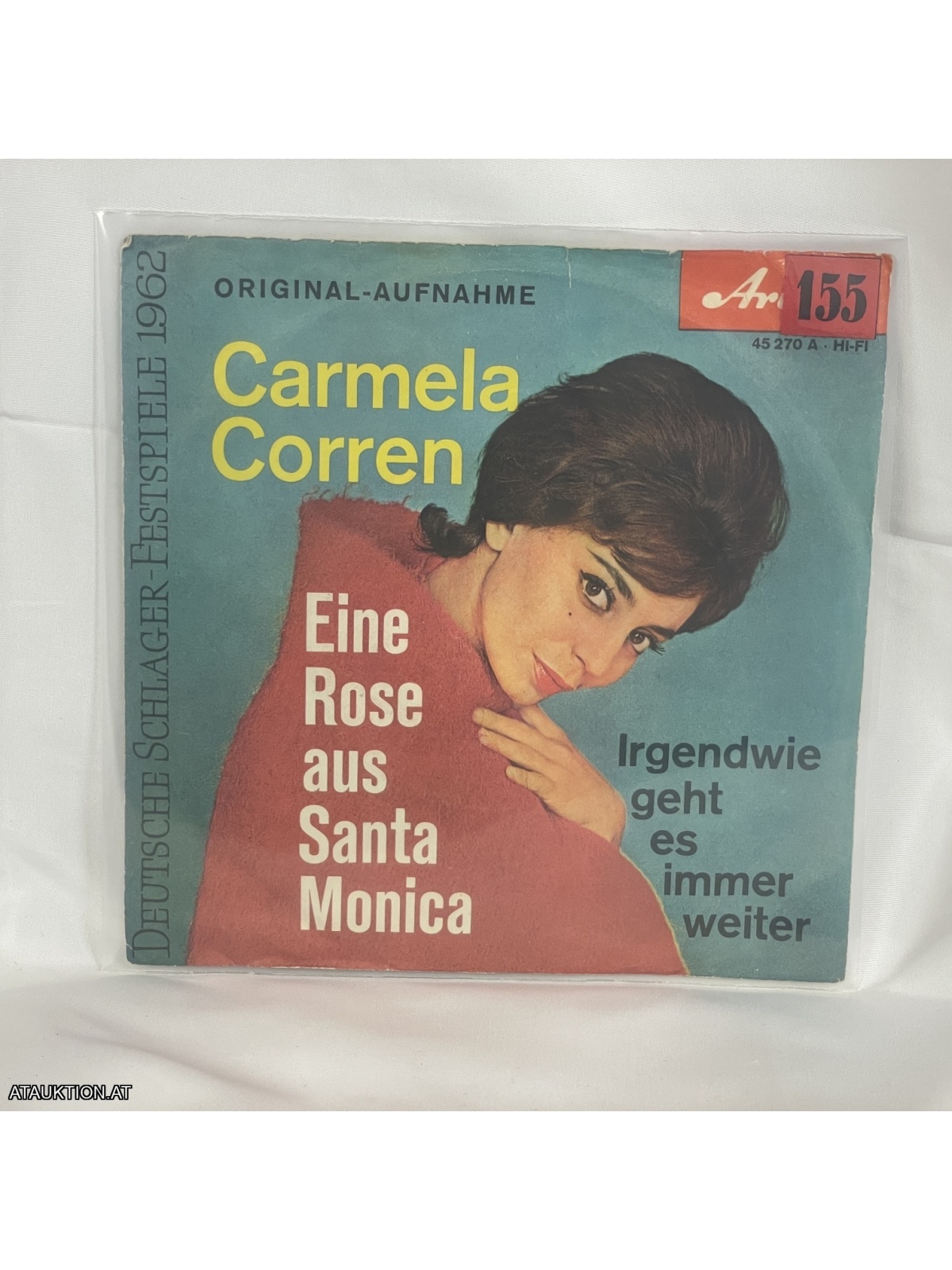 SINGLE / Carmela Corren – Eine Rose Aus Santa Monica / Irgendwie Geht Es Immer Weiter