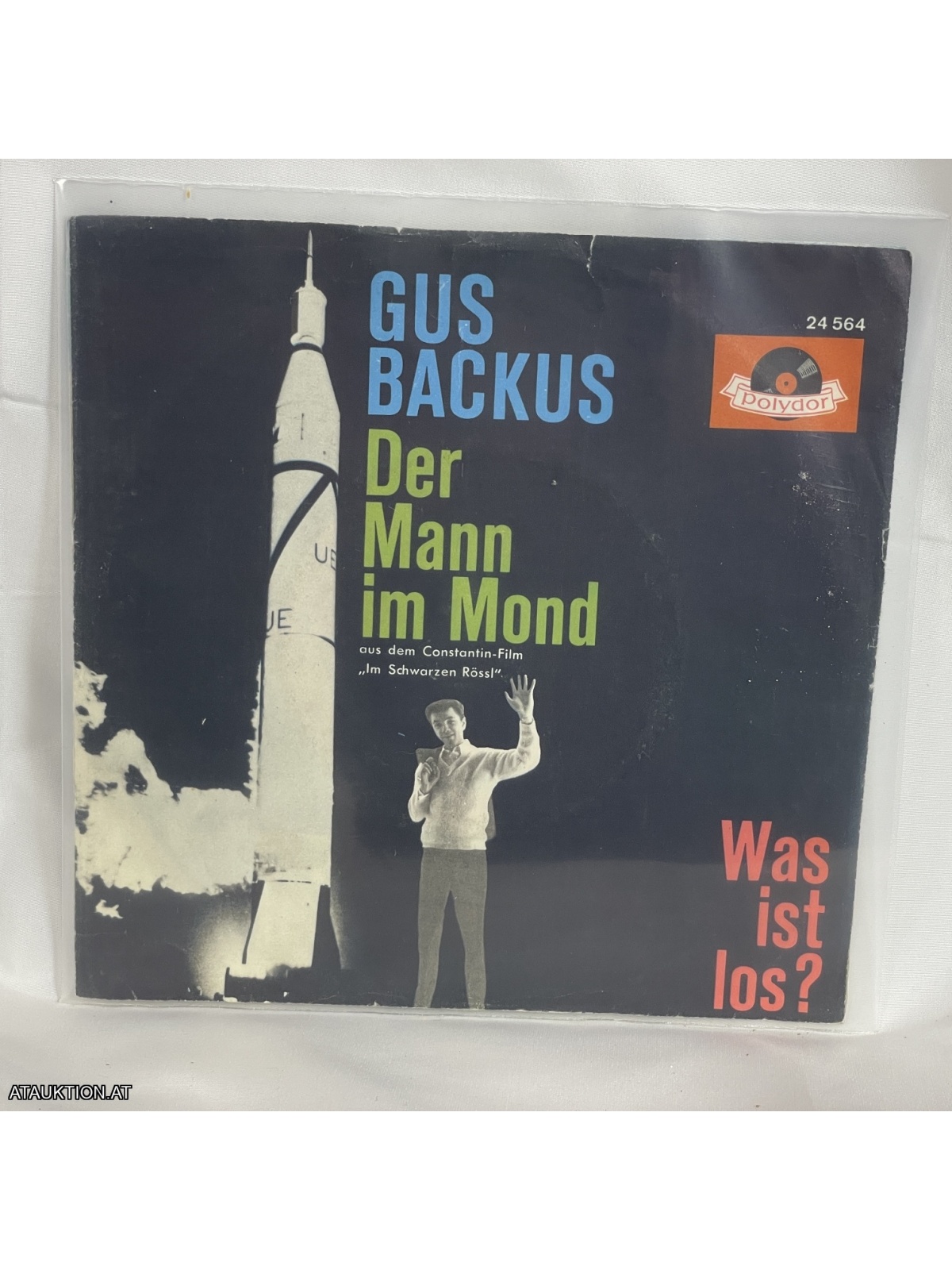 SINGLE / Gus Backus – Der Mann Im Mond / Was Ist Los?