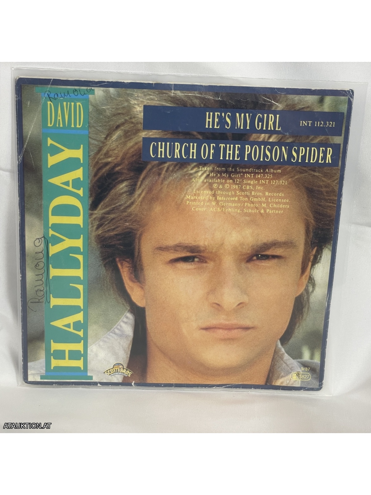 SINGLE / David Hallyday – He's My Girl