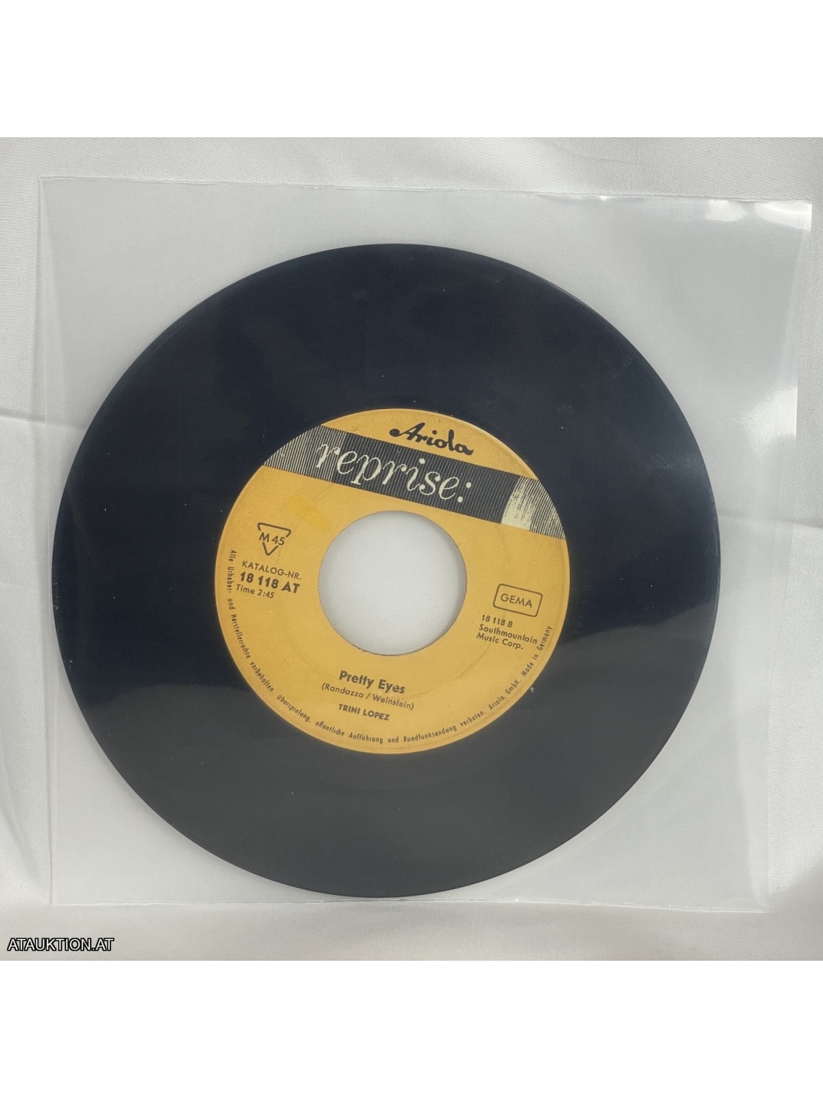 SINGLE / Trini Lopez – Lemon Tree / Pretty Eyes