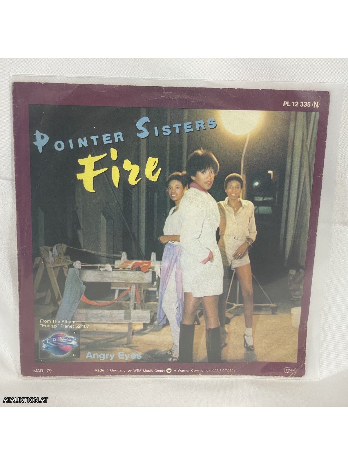 SINGLE / Pointer Sisters – Angry Eyes / Fire