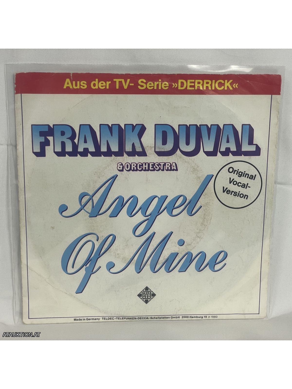 SINGLE / Frank Duval & Orchestra – Angel Of Mine