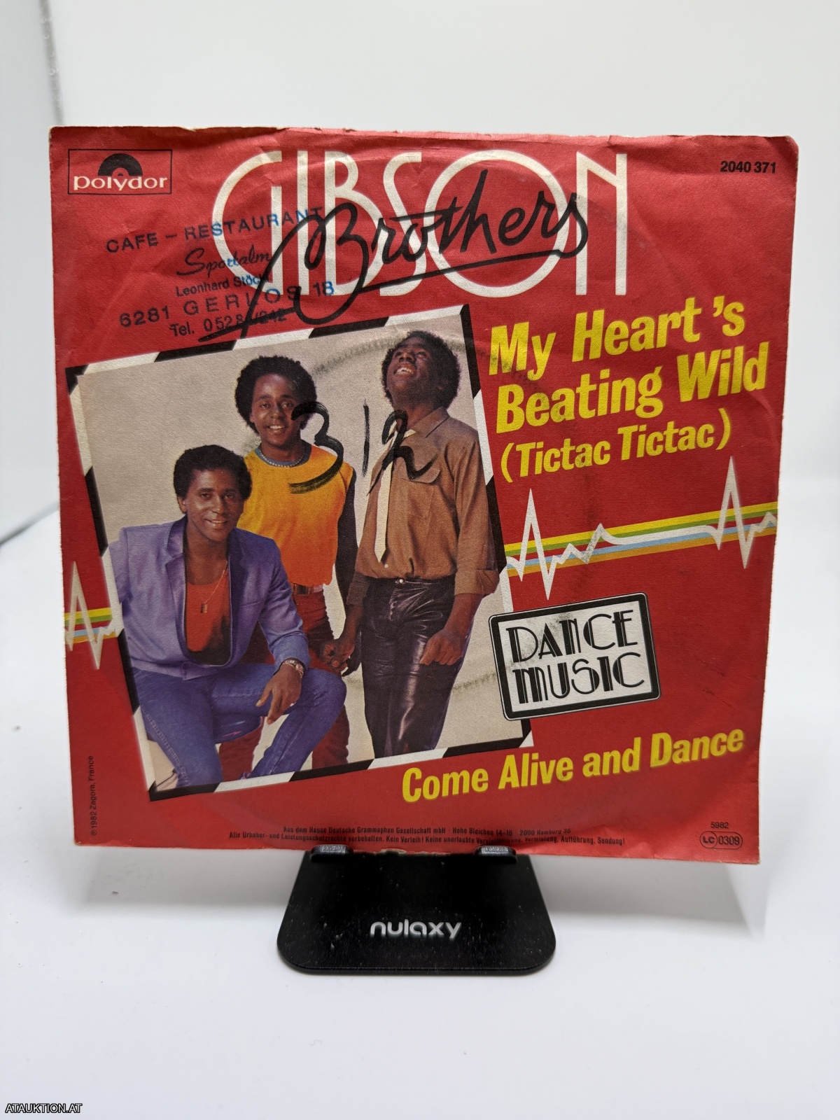 Single / Gibson Brothers – My Heart's Beating Wild (Tictac Tictac)