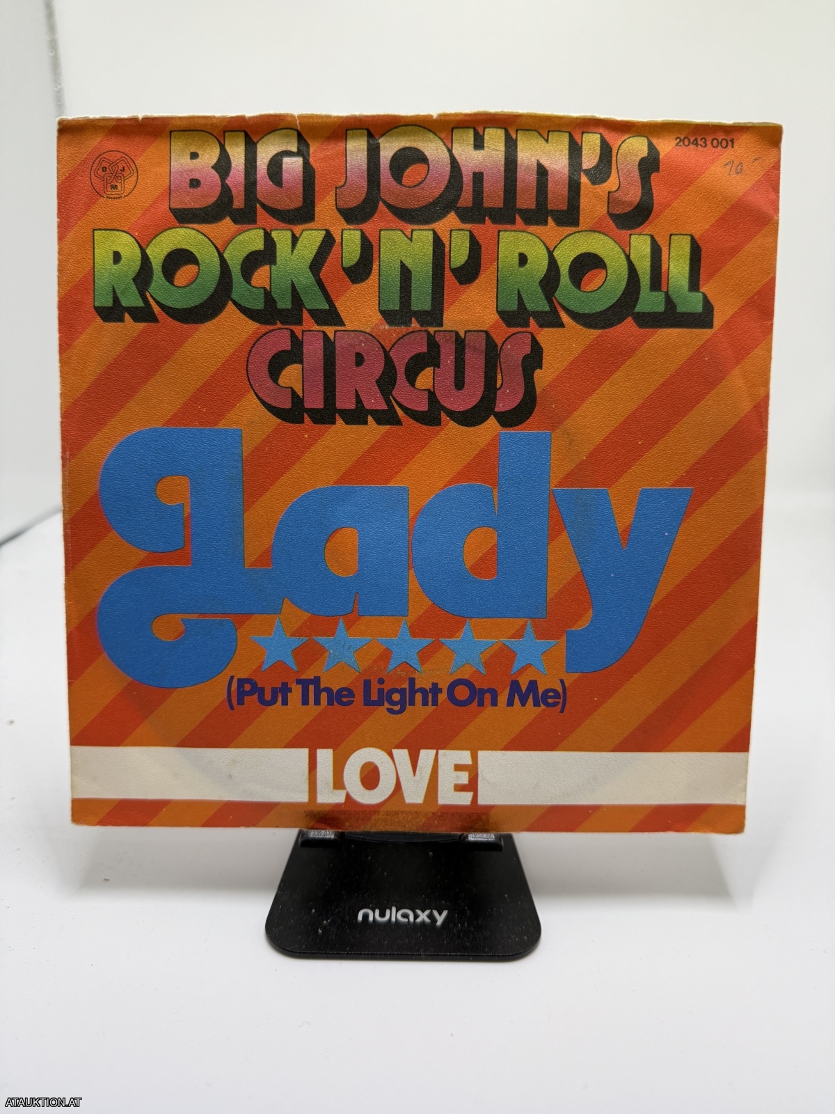 Single / Big John's Rock 'N' Roll Circus – Lady (Put The Light On Me)