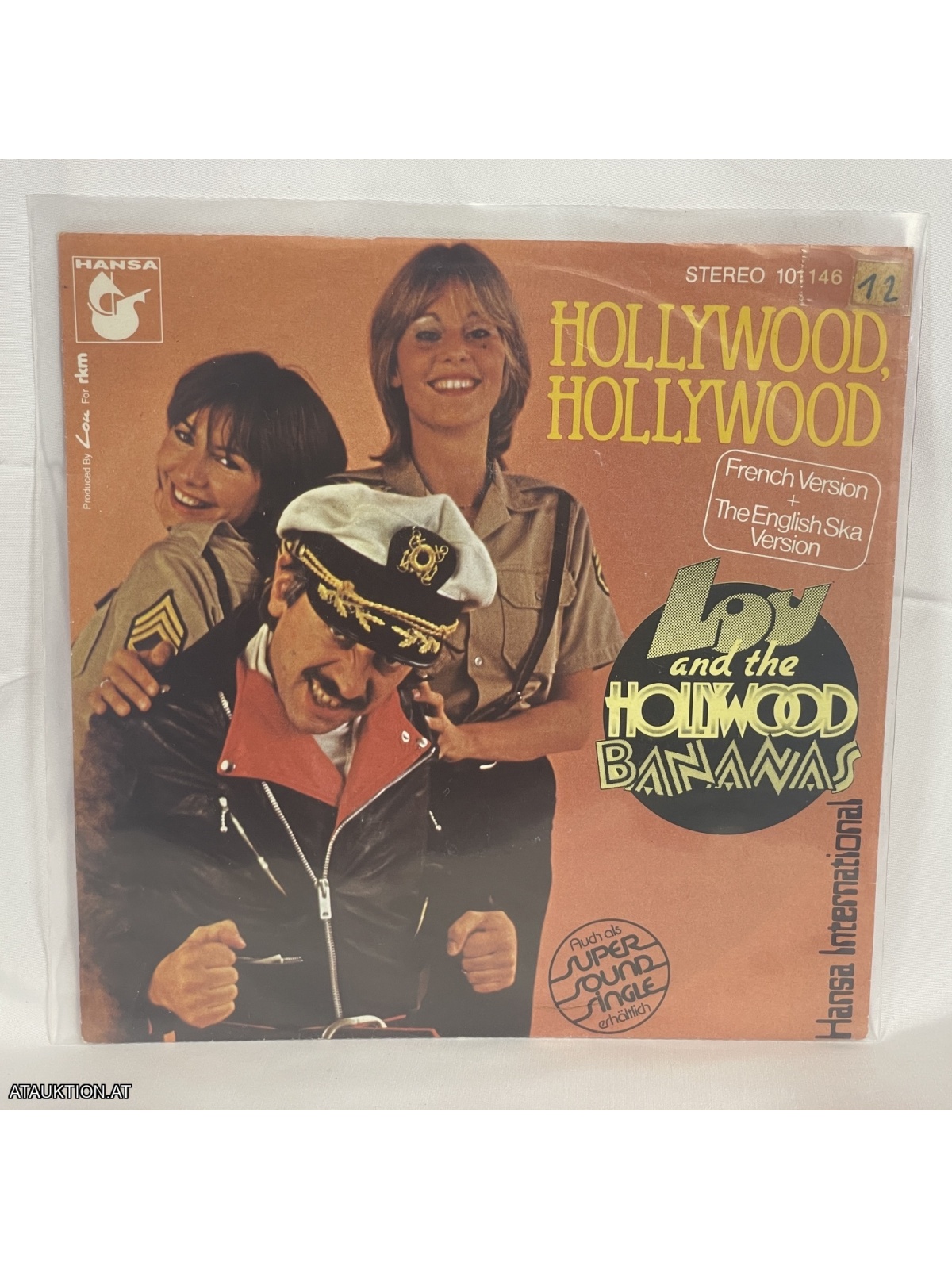 SINGLE / Lou And The Hollywood Bananas – Hollywood, Hollywood (French Version + The English Ska Version)